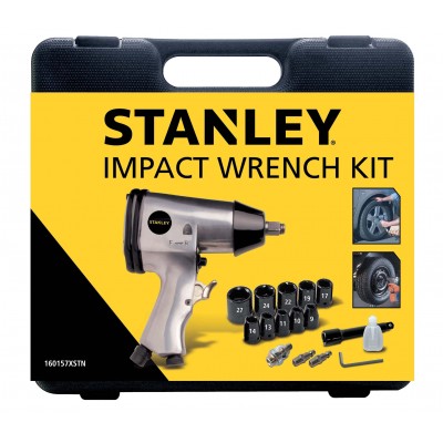 KIT LLAVE IMPACTO 1/2" STANLEY